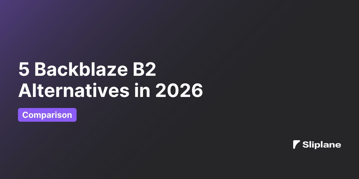 5 Backblaze B2 Alternatives in 2026