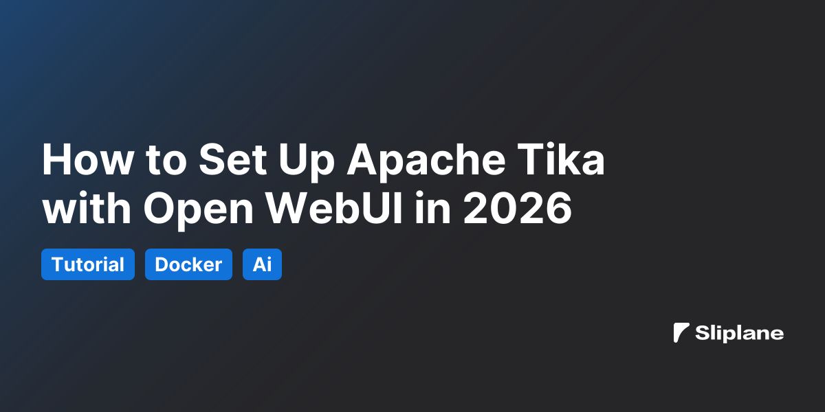 How to Set Up Apache Tika with Open WebUI in 2026