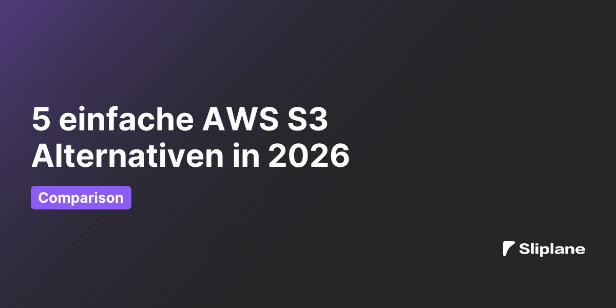 5 einfache AWS S3 Alternativen in 2026