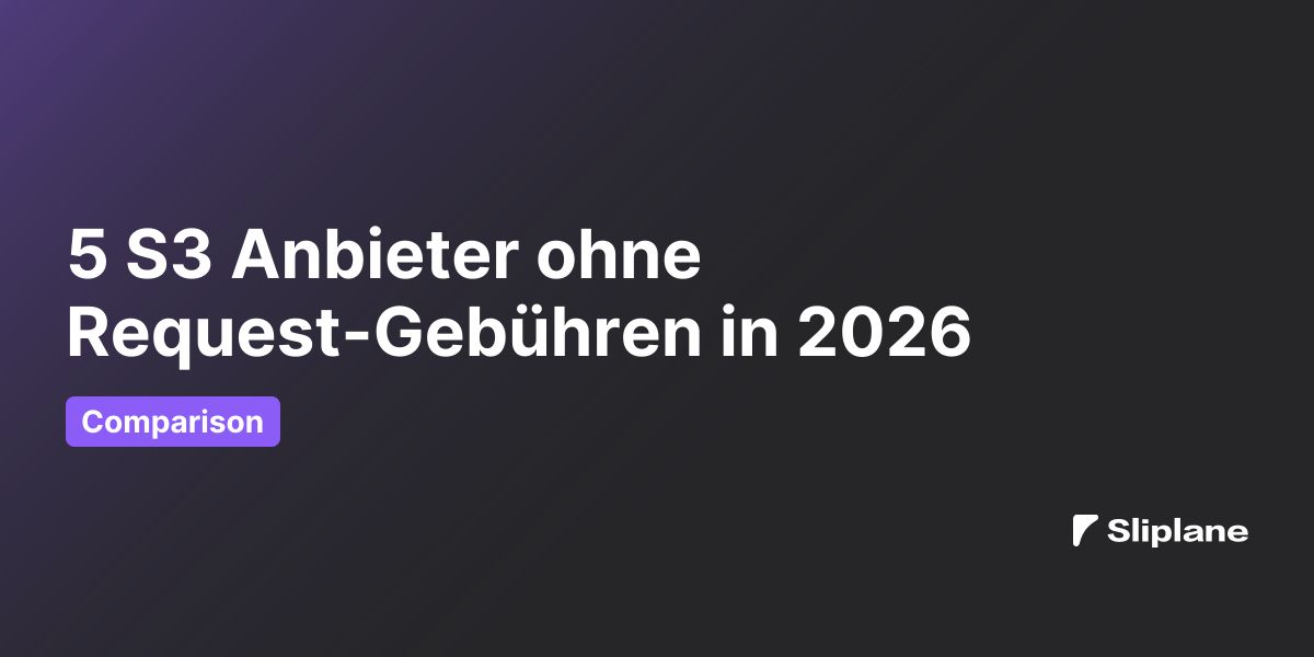 5 S3 Anbieter ohne Request-Gebühren in 2026